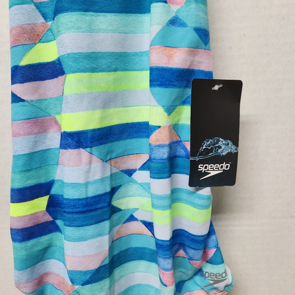 Speedo Endurance Girls 1pc Swimsuit Sz 22 Bathing Suit New - Picture 4 of 8